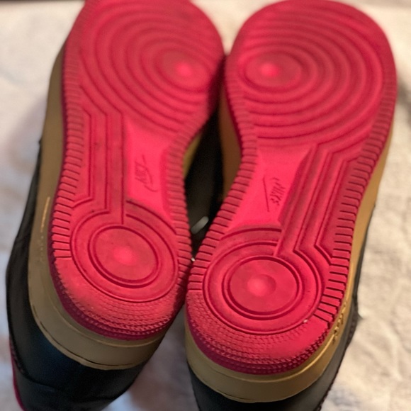 Nike Af1 Lo Sz 13 Blk/Beige/HotPink - Picture 3 of 3